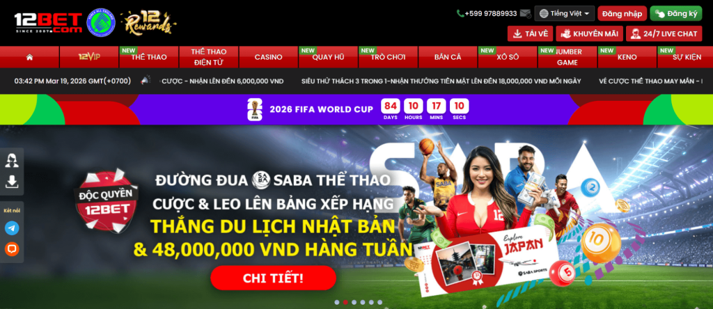 Nhà cái uy tín 12BET lọt top 17 nhà điều hành xuất sắc nhất eGaming Review