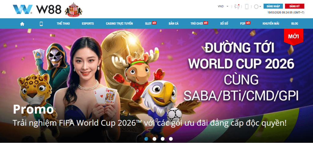 Nhà cái uy tín W88 dẫn đầu thị trường châu Á với giấy phép Tobique